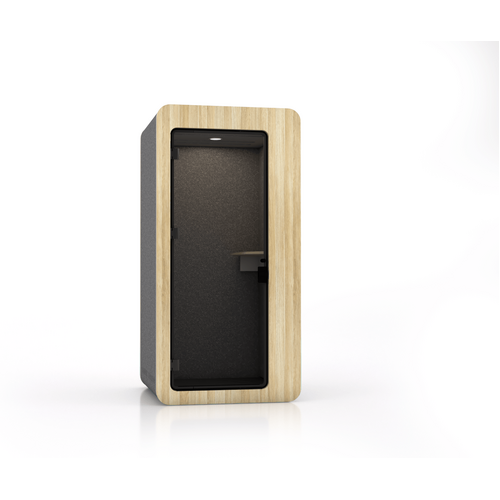 Qzone Office Privacy Phone Booth - New Oak