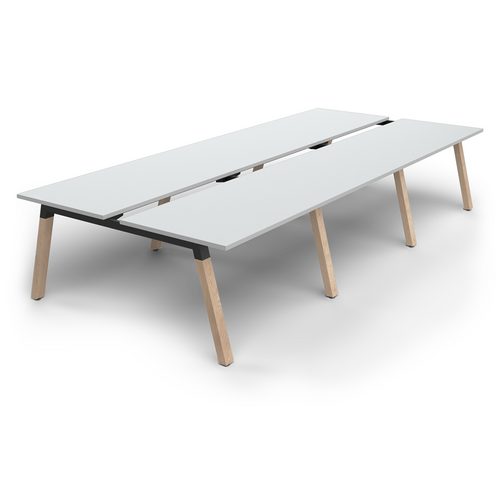 Plantation 6 User Double Sided Desk - 1200mm x 750mm
