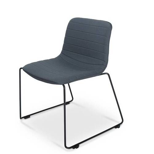 Smooth Slimline Stacking Chair Sled