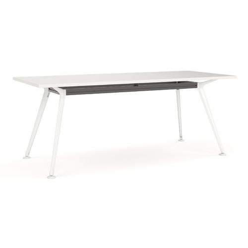 Team Boardroom Meeting Table - 1800 x 750 - White Frame