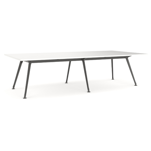 Team Executive Boardroom Table - 3600 x 1200 - Black Frame