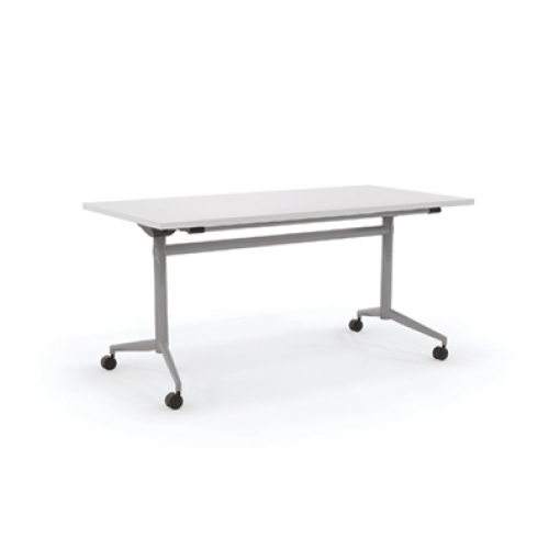Uni Flip Top Table [Frame Colour: Silver] [Size: 1200 x 600]