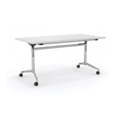 Uni Flip Top Table [Frame Colour: Chrome] [Size: 1500 x 750]