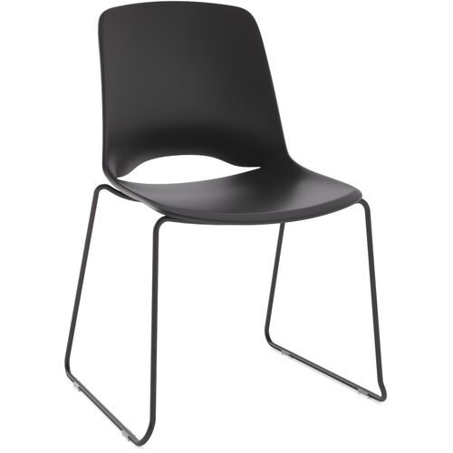 Vista Glide Stackable Seating Chair - Black