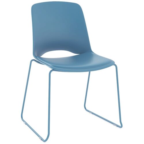 Vista Glide Chair with Padded Seat – Sky