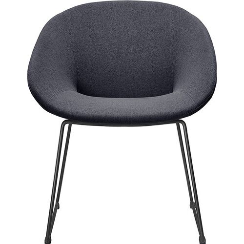 Vista Tub Chair – Stylish & Comfortable Lounge Seating - Charcoal