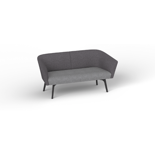 Willow Lounge - Configuration 3 - Charcoal / Metal