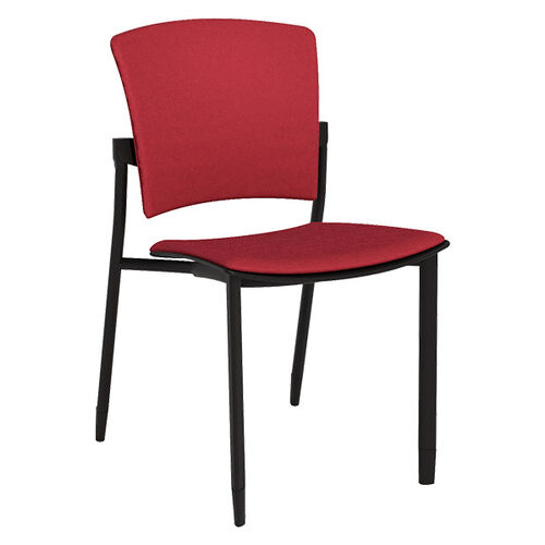 Zipp Padded Visitor Chair - Ruby Red