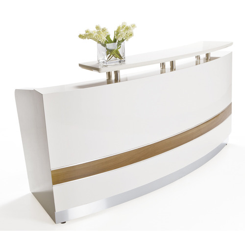 Conservatory White Reception Desk Counter Office Salon