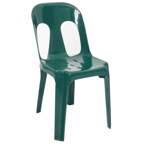Pipee Stacking Plastic Chair Green