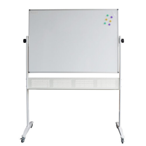 Mobile Porcelain Magnetic Whiteboard 10 Year Warranty - 1200mm x 900mm