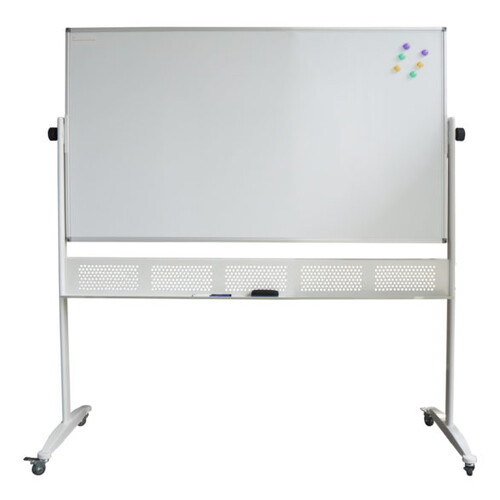 Mobile Porcelain Magnetic Whiteboard 10 Year Warranty - 1500mm x 1200mm
