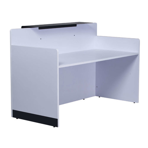 Rapid Span Modern White Reception Counter