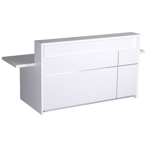 5-0 Modern White Reception Counter Desk