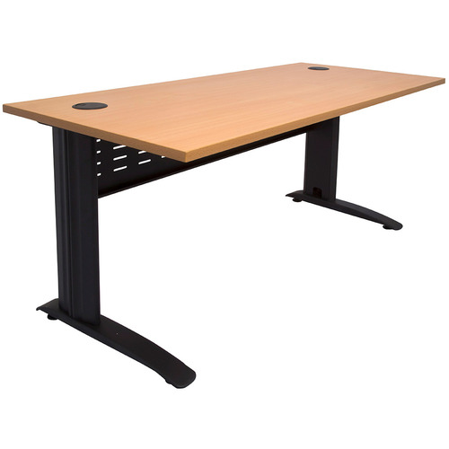 Rapid Span Office Desk - 1800 x 700 Beech Top - Black Frame