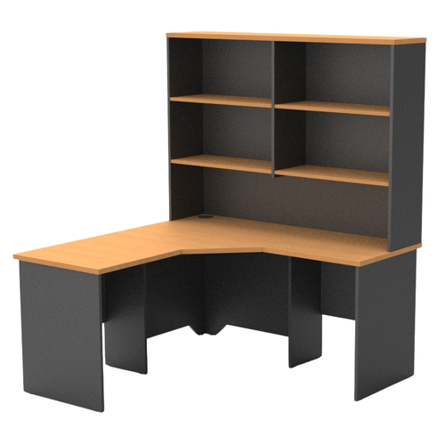 Express Corner Workstation Home Office Desk with Hutch | Office Stock