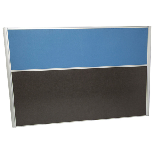 Rapid Desk Screen System - 1250 High x 1500 Wide - Blue