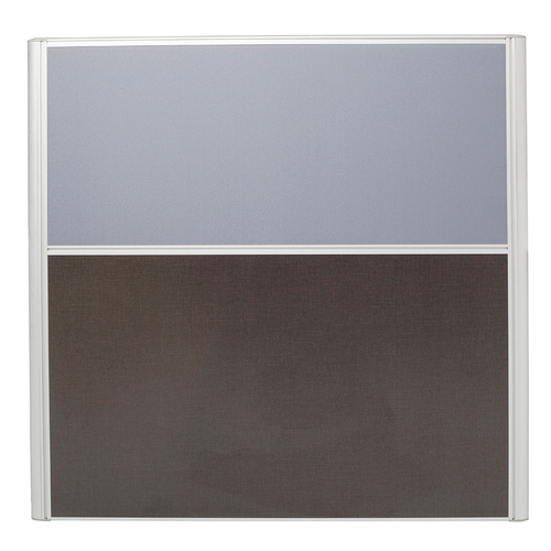 Rapid Desk Screen System - 1250 High x 1500 Wide - Grey