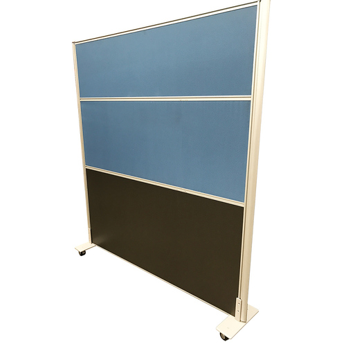 Rapid Mobile Acoustic Divider Screen with Castor Wheels - 1650 High x 750 Wide