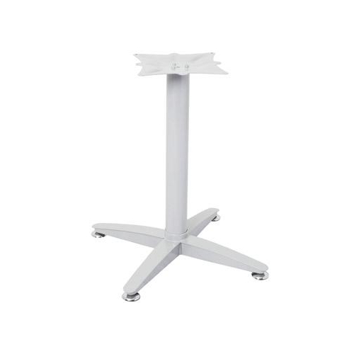 4 Star Powder Coated Table Base [Colour: Precious Silver]