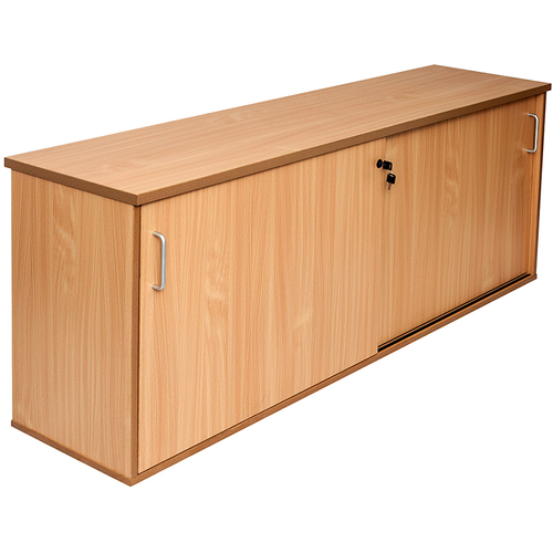 Express Large Beech Storage Credenza