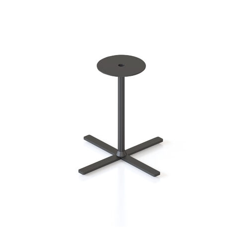Kolo Side & Coffee Table Base - 500mm x 500mm x 432mm H / Black P/C