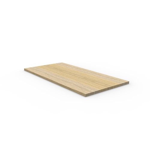 Rectangle Melamine Table Top 25mm Thick [Select Colour: New Oak] [Select Size: 1800 x 900]