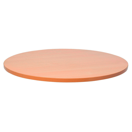 Round Melamine Table Top 25mm Thick 600mm Cherry