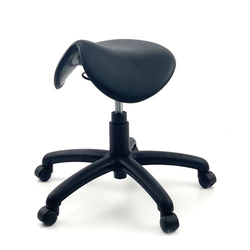 MUELLER Saddle Office Lab Stool Nylon Base