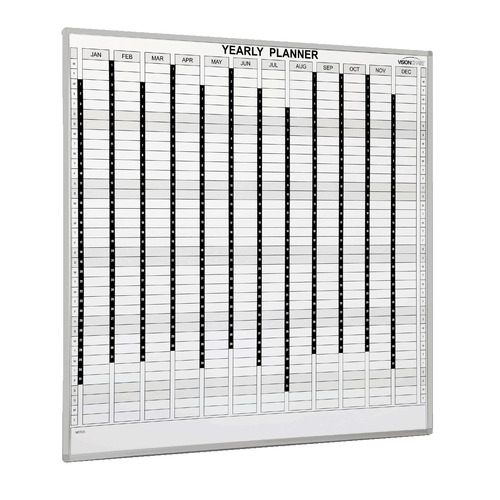 School Yearly Planner Magnetic Whiteboard - 1200 x 1200