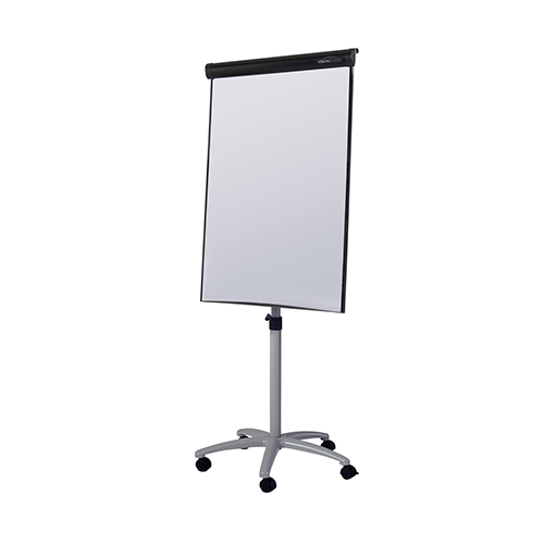 VersaMove Deluxe Mobile Flipchart Stand with Magnetic Whiteboard