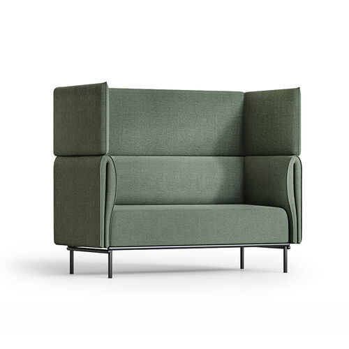Velto 2 Seater High Back Lounge - Olive