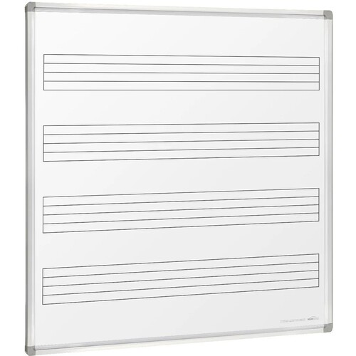 Harmony Pro Dual-Sided Magnetic Music Whiteboard - 1200mm x 1200mm
