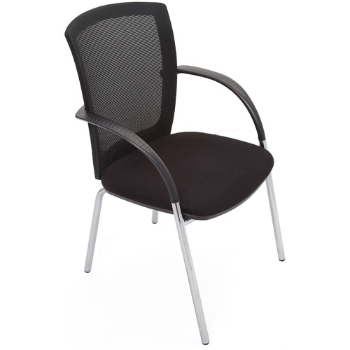 Function 4 Leg Mesh Back Visitor Chair