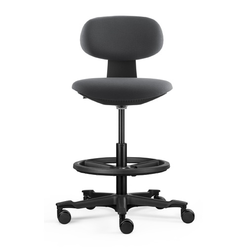 YOYO Stool Dark Grey Black Frame