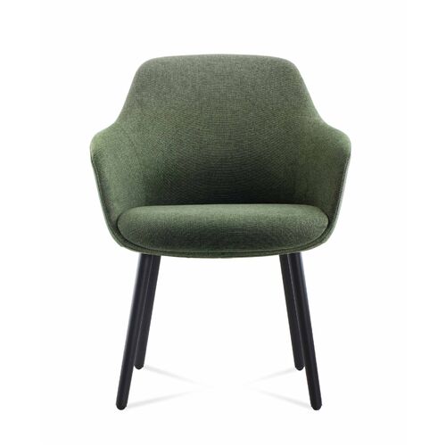Aspen 4 Leg Tub Chair - Olive Fabric