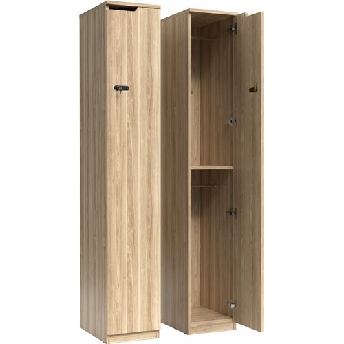 Knox Single-Door Storage Locker – Secure Storage Solution - New Oak ravine